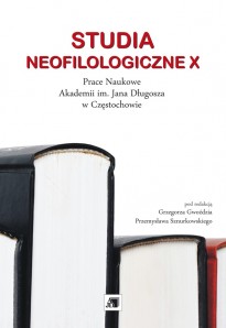 Studia neofilologiczne X Studia neofilologiczne X