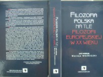 Filozofia Polska na tle filozofii europejskiej XX wieku  